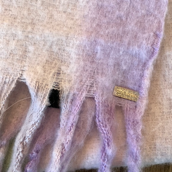 NWT Steve Madden 100% Polyester Womens OS Pastel Winter Cold Weather Scarf - Picture 3 of 7